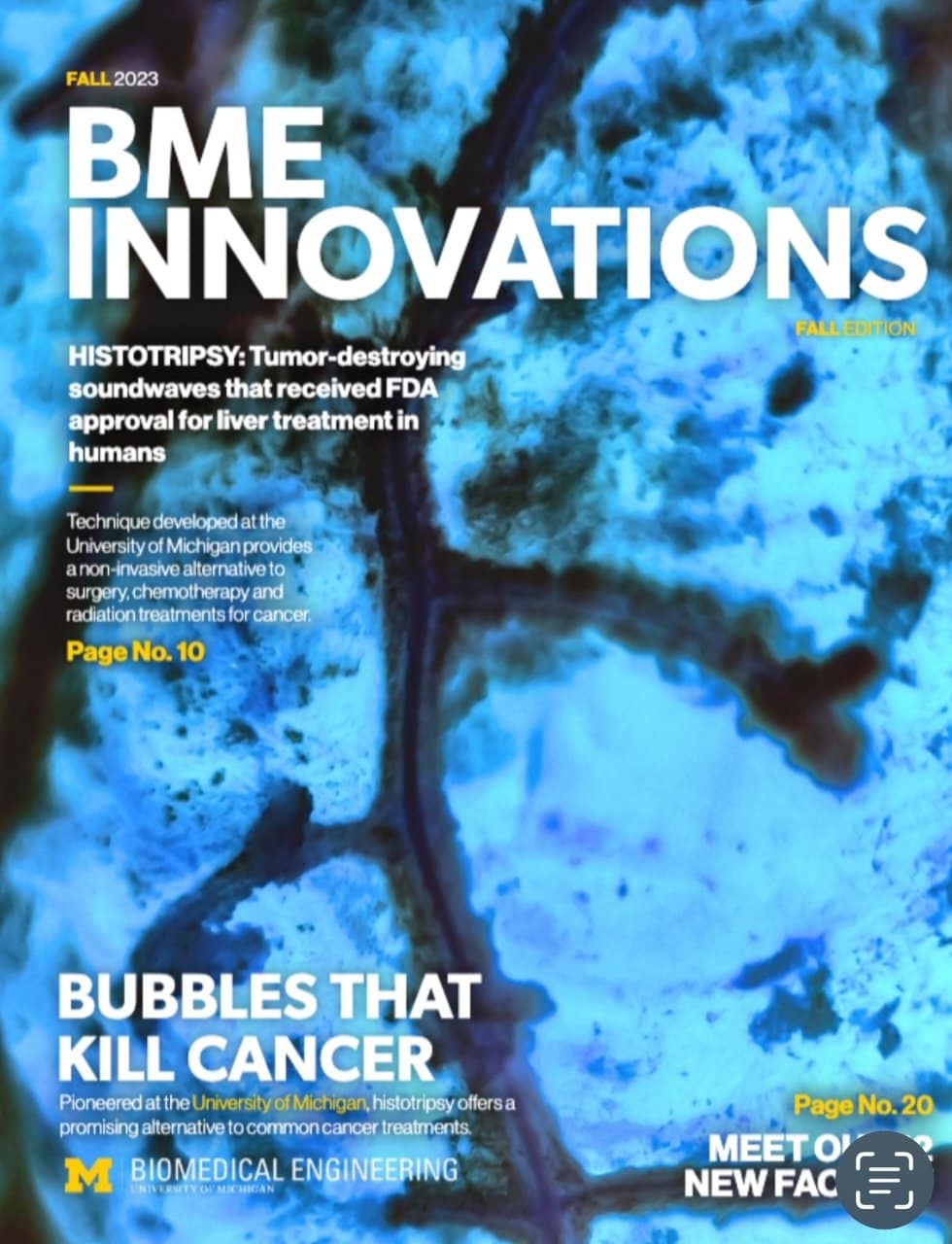 Cover of BME Innovations Magazine