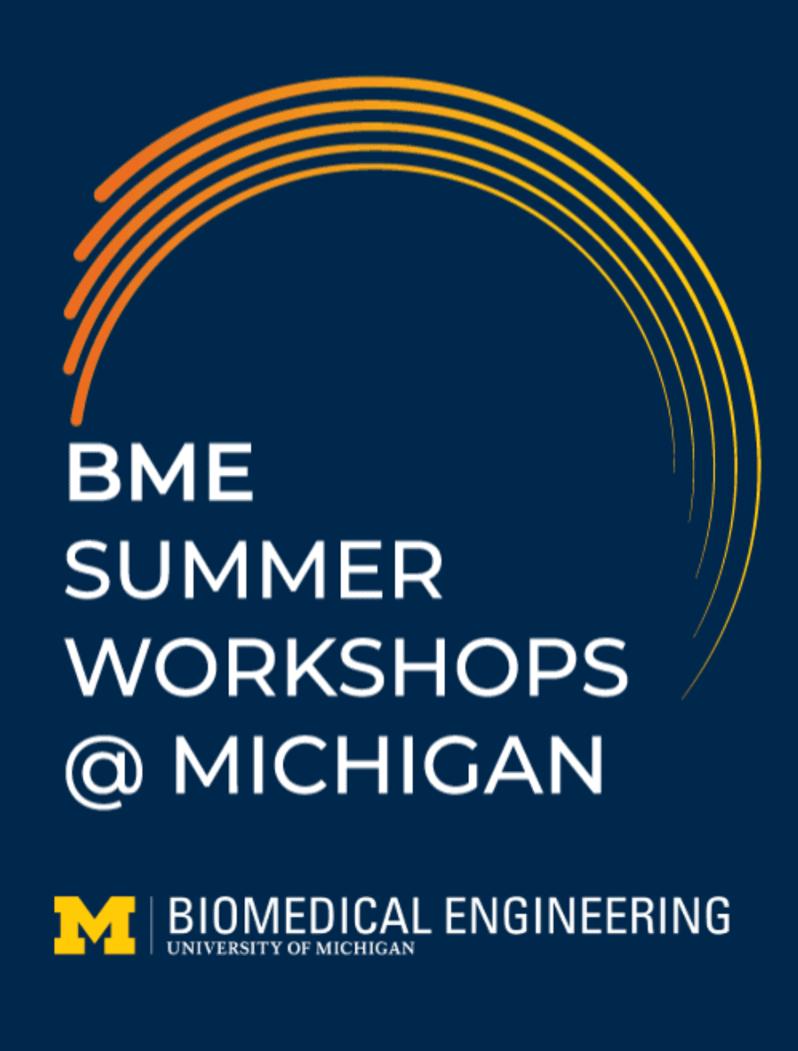 BME Summer Workshops @ Michigan Presents July 25-26 Event on Metabolism & Precision Health