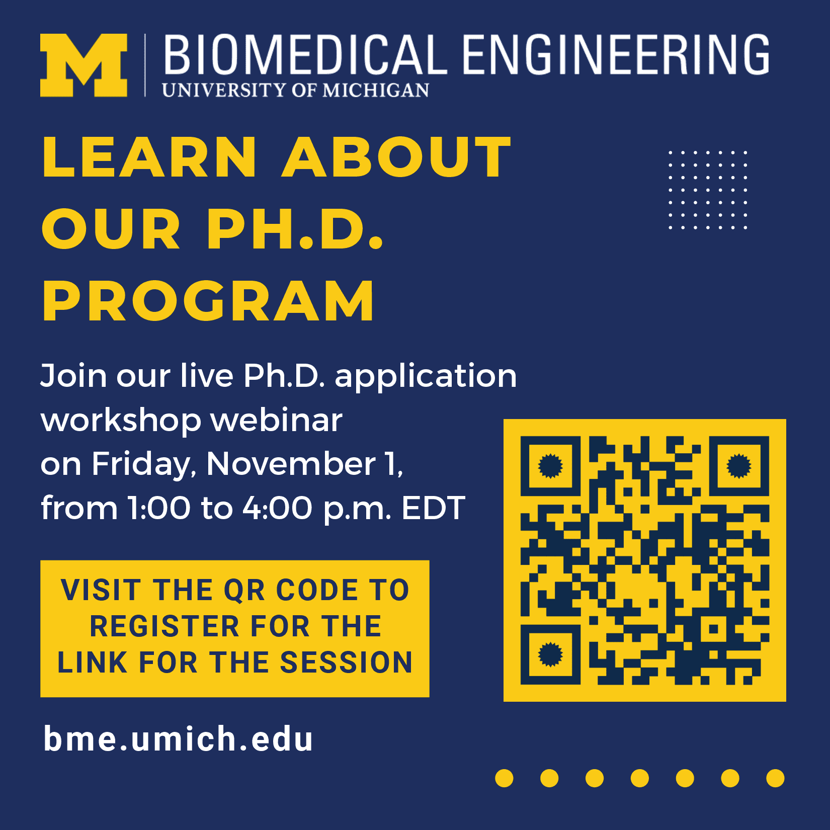 Learn About BME’s Ph.D. Application Process